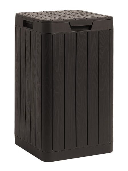 RIO GARDEN Kunststoff-Gartenkorb 80 L - braun .