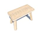 Kinderstuhl aus Holz HEROLD mit Namen .