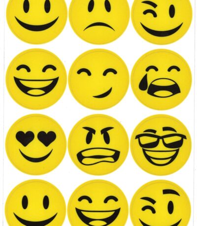 Aufkleber für Rutsche Smileys A6 .