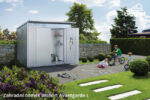 Biohort Gartenhaus AVANTGARDE A5, grau quarzmetallic . – Bild 7