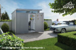 Biohort Gartenhaus AVANTGARDE A7, silbermetallic . – Bild 5