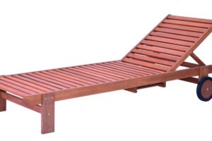 VICTORIA Liegestuhl aus Holz .
