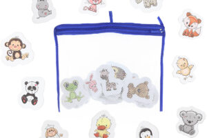 Wasseraufkleber Baby-Schaumstofftiere für Wasser Set 18pcs im Reißverschlussnetz für Badewanne Wasseraufkleber Baby-Schaumstofftiere für Wasser Set 18pcs im Reißverschlussnetz für Badewanne