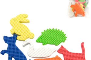 Wasseraufkleber Schaumstofftiere Set 6 Stück zum Baden in einer Tasche Wasseraufkleber Schaumstofftiere Set 6 Stück zum Baden in einer Tasche