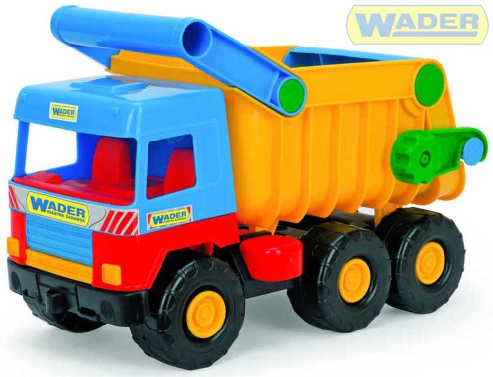 wader-auto-middle-truck-sklapec-32051 WADER Auto Mittlerer LKW Kipplaster 32051 WADER Auto Mittlerer LKW Kipplaster 32051