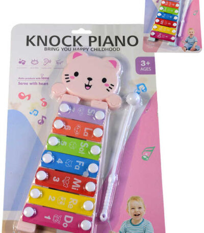 Xylophon Baby Katze 25cm 7 Tasten 2 Farben Xylophon Baby Katze 25cm 7 Tasten 2 Farben