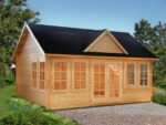 GARTENHAUS Claudia 19,4 m2 (550x400cm) Dicke 44mm – Bild 4
