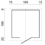 4 m2 19 mm dick 205 x 205 cm