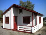 GARTENHAUS Emily 40,1 + 5,2 m2 (590x570cm) Dicke 70mm – Bild 8