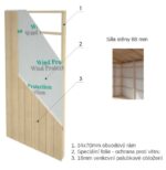 GARTENHAUS Hedwig 13,6 m2 332 x 294 mm Dicke:18 + 70 mm – Bild 4