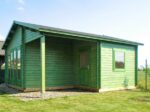 Gartenhaus Irene 21,9 + 5,2 m2 (530x570 cm) dick 44 mm – Bild 6