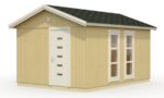 GARTENHAUS Ly 13,6 m2 (330x453cm) 18+70mm dick – Bild 7