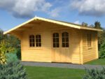 GARTENHAUS Sally 19,1 m2 (530x410cm) Dicke 44mm – Bild 3