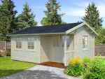 Gartenhaus SUSANNA 16,4 m2 530 x 400 cm dick 44 mm – Bild 5