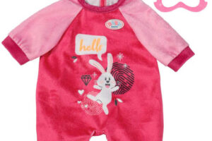 ZAPF BABY BORN Samt-Onesie rosa 43cm für Babypuppe ZAPF BABY BORN Samt-Onesie rosa 43cm für Babypuppe