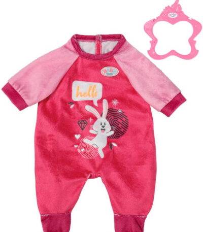 ZAPF BABY BORN Samt-Onesie rosa 43cm für Babypuppe ZAPF BABY BORN Samt-Onesie rosa 43cm für Babypuppe