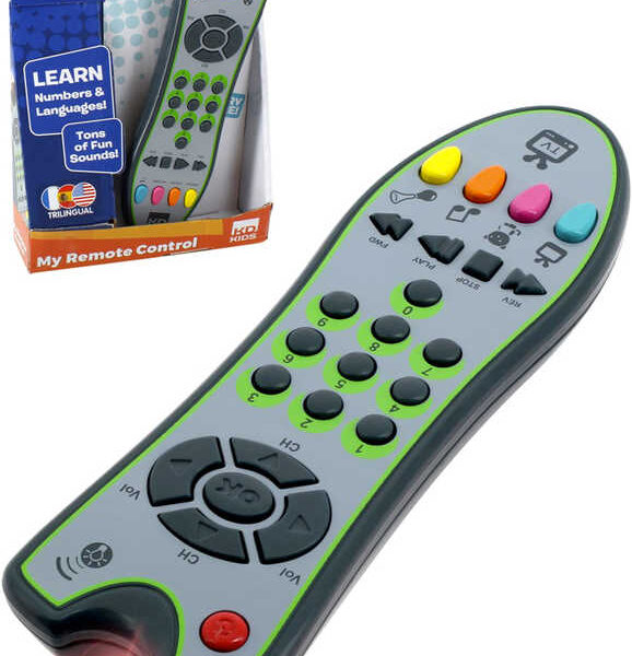 Zip Zap Batteriebetriebene TV-Fernbedienung für Kinder mit Melodien Licht Ton Kunststoff Zip Zap Batteriebetriebene TV-Fernbedienung für Kinder mit Melodien Licht Ton Kunststoff