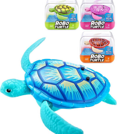 ZURU Robo Alive Schildkröte schwimmt / läuft / taucht auf Batterien 4 Farben ZURU Robo Alive Schildkröte schwimmt / läuft / taucht auf Batterien 4 Farben