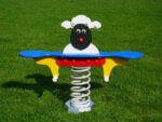 Frühlings-Doppelschaukel Schaf - Weiß Frühlings-Doppelschaukel Schaf - Weiß – Bild 2