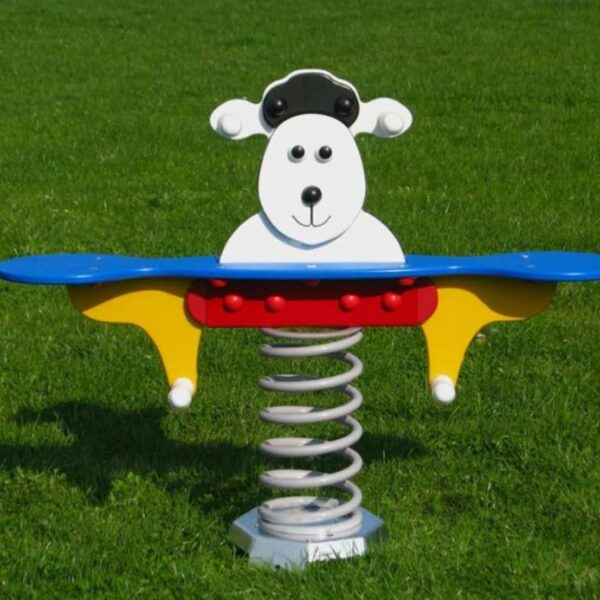 Frühlings-Doppelschaukel Schaf - Weiß Frühlings-Doppelschaukel Schaf - Weiß