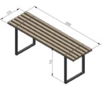 Affen Tisch mit Metallstruktur Affen Tisch mit Metallstruktur – Bild 2