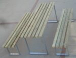 Affen Tisch mit Metallstruktur Affen Tisch mit Metallstruktur – Bild 3