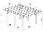 Carport Karl 11,7 m2 . – Bild 3