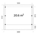 6 m2 .