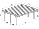 Carport Karl 20,6 m2 . – Bild 3
