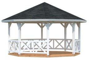 Gartenpavillon Betty 18 m2 Durchmesser 465 cm