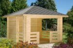 Gartenpavillon Julie 10,5 m2 (350cm x 350cm) 28mm dick – Bild 3