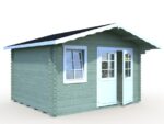 GARTENHAUS Emma 10,4 m2 (380cm x 320cm) Dicke 34mm – Bild 5