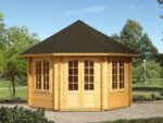 GARTENHAUS Hanna 14,1 m2 (Durchmesser 421) Dicke 44mm – Bild 3