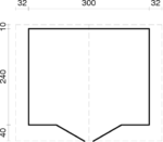 9 m2 (320cm x 260cm) 28mm dick