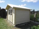 GARTENHAUS Vivian 6,9 m2 (320cm x 260cm) 28mm dick – Bild 5